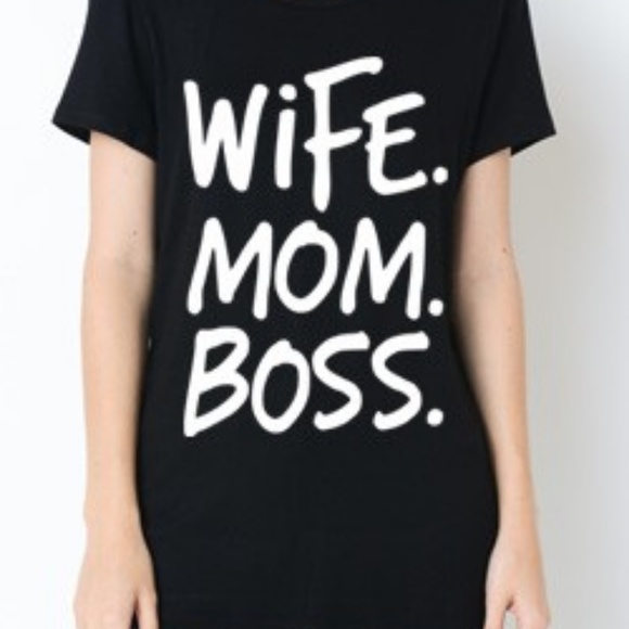 SALE!!  Wife.Mom.Boss Graphic Tee!! - Picture 3 of 3